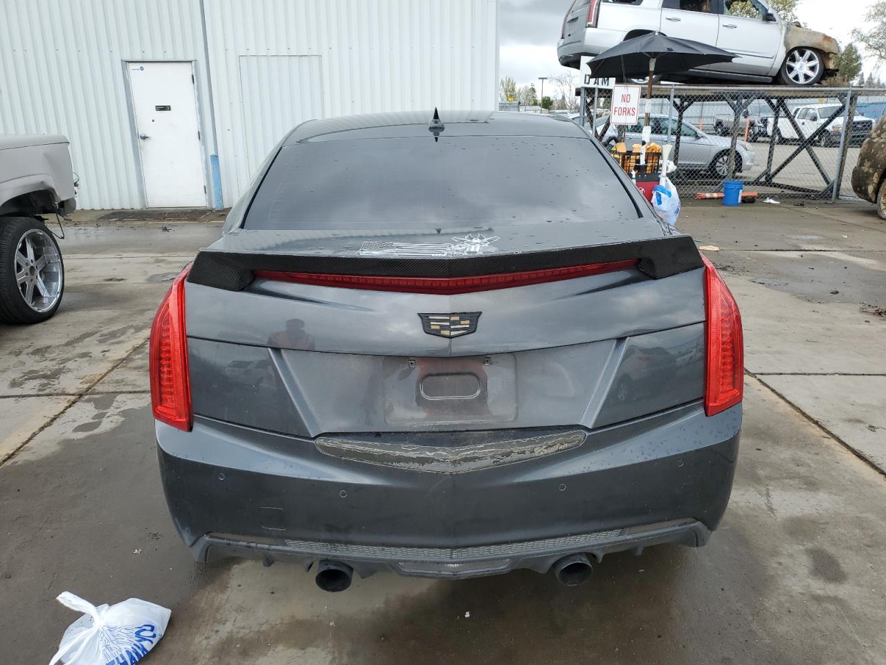2014 Cadillac ATS VIN 1G6AC5SX2E0117222 Copart auction photo, rear end / side damage thumbnail 6