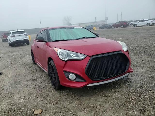 2014 Hyundai Veloster VIN KMHTC6AE2EU212265 Copart auction photo, rear end damage thumbnail 11