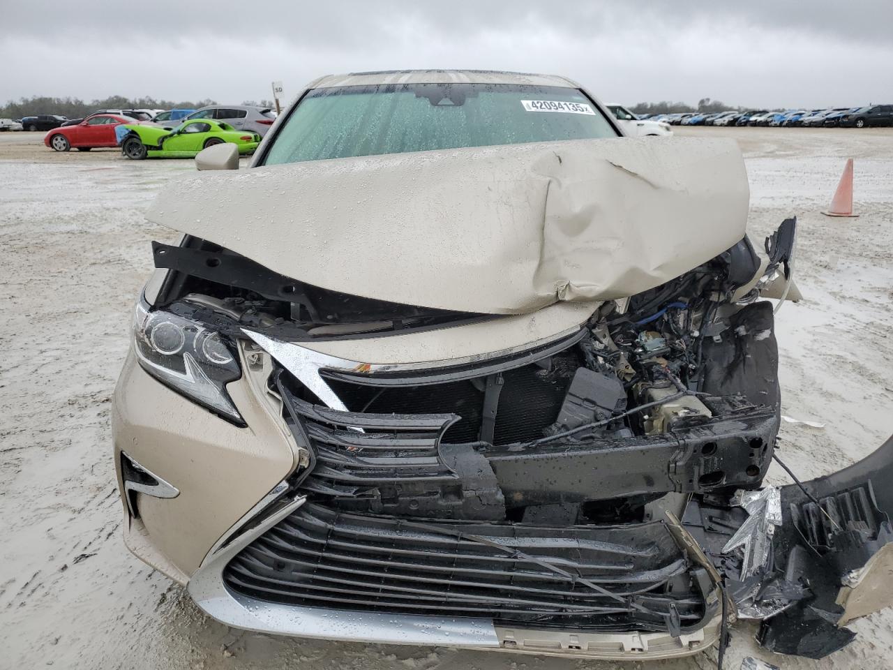 2018 Lexus ES VIN 58ABK1GG2JU089452 Copart auction photo, front end damage thumbnail 5