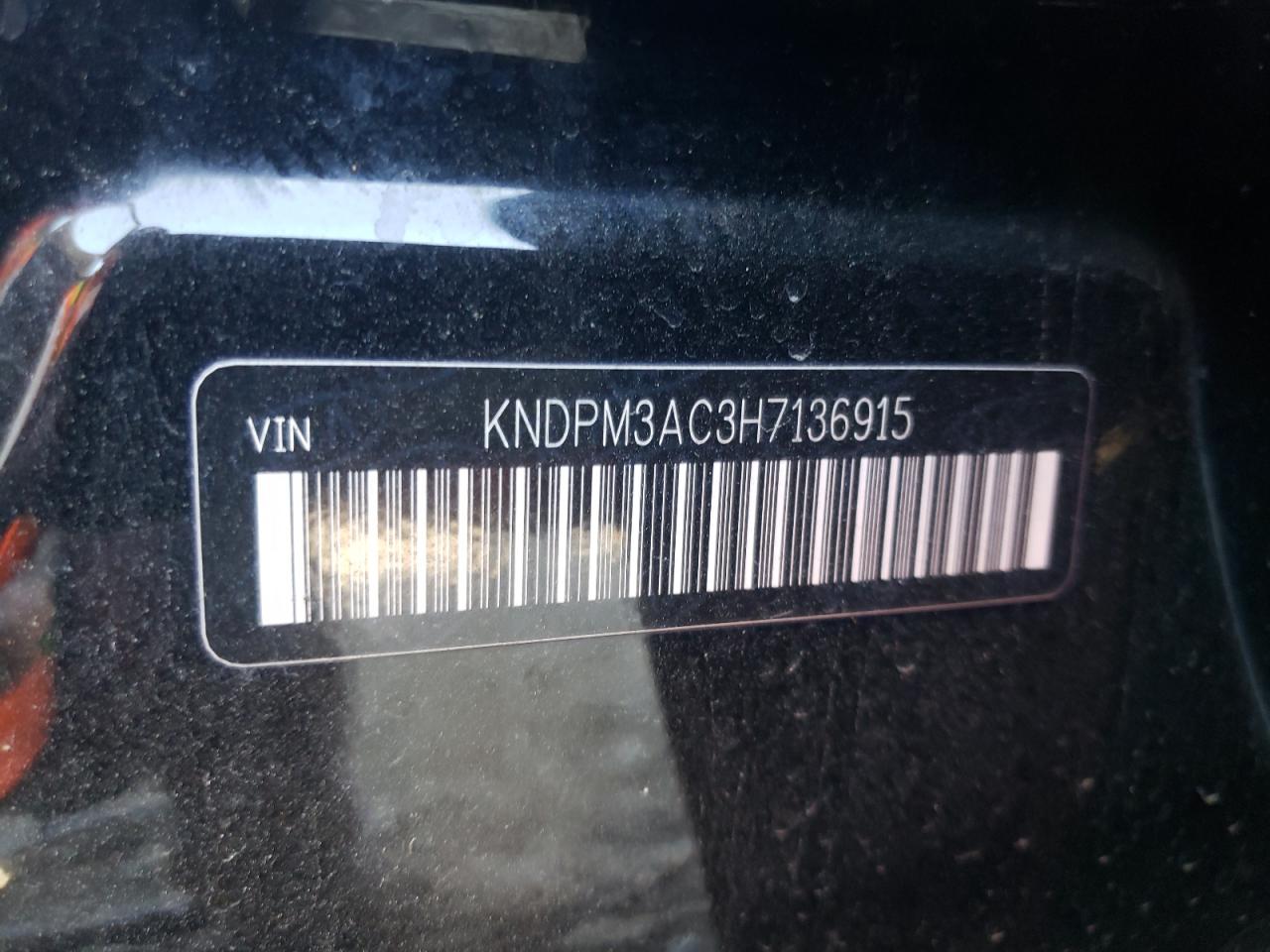 2017 KIA Sportage VIN KNDPM3AC3H7136915 Copart auction photo, rear end damage thumbnail 14