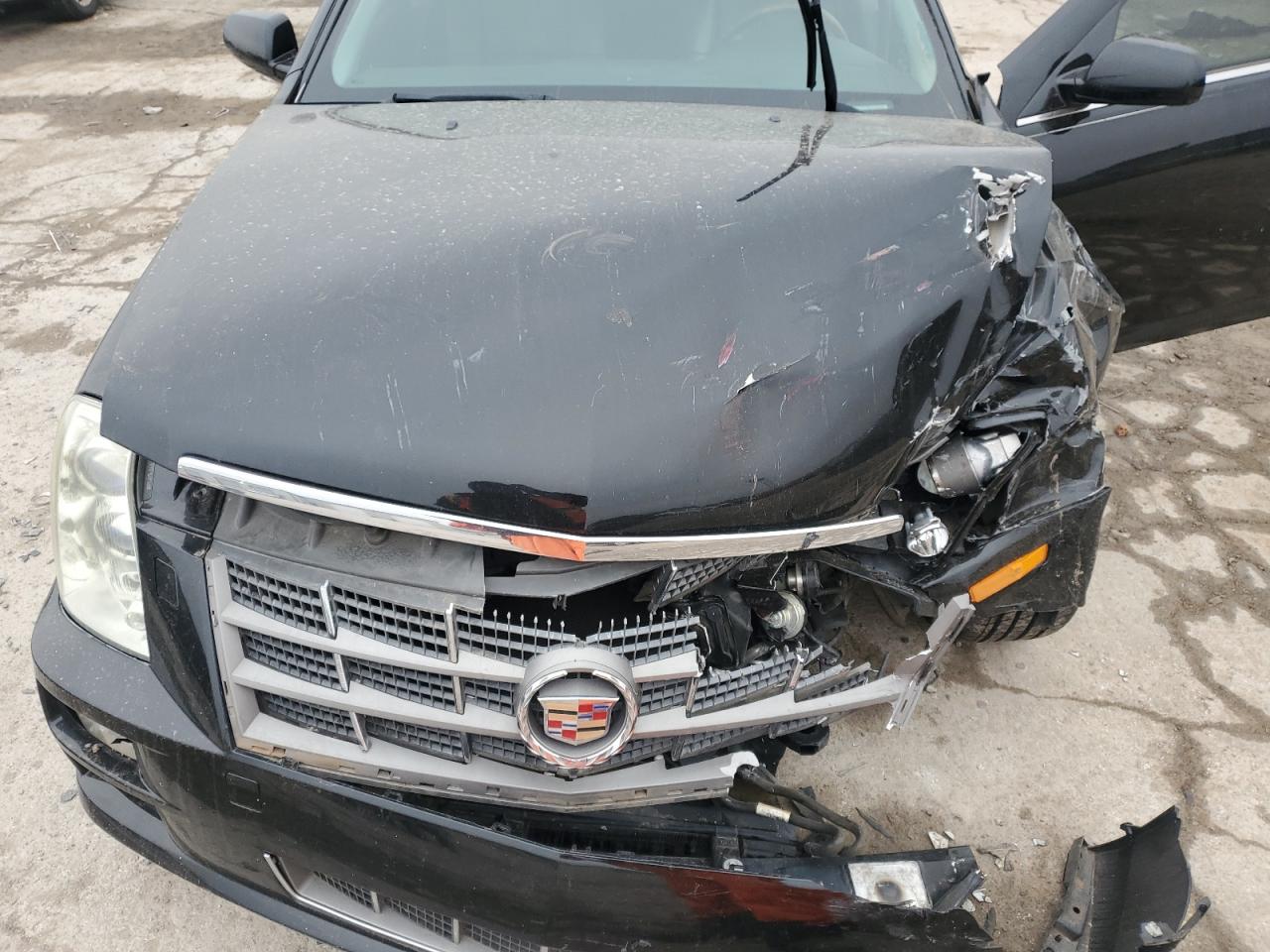 2008 Cadillac STS VIN 1G6DK67V380173395 Copart auction photo, front end / minor dent/scratches damage thumbnail 12