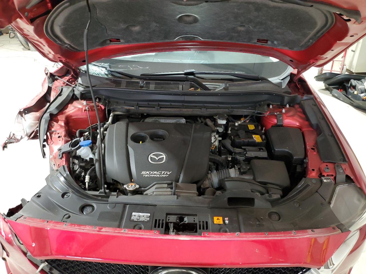 2019 Mazda CX-5 VIN JM3KFBCM7K0590855 Copart auction photo, front end / side damage thumbnail 12