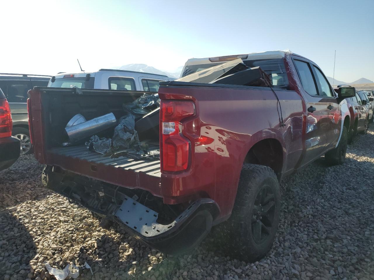 2021 Chevrolet Silverado VIN 1GCPYCEF5MZ289917 Copart auction photo, rear end damage thumbnail 3