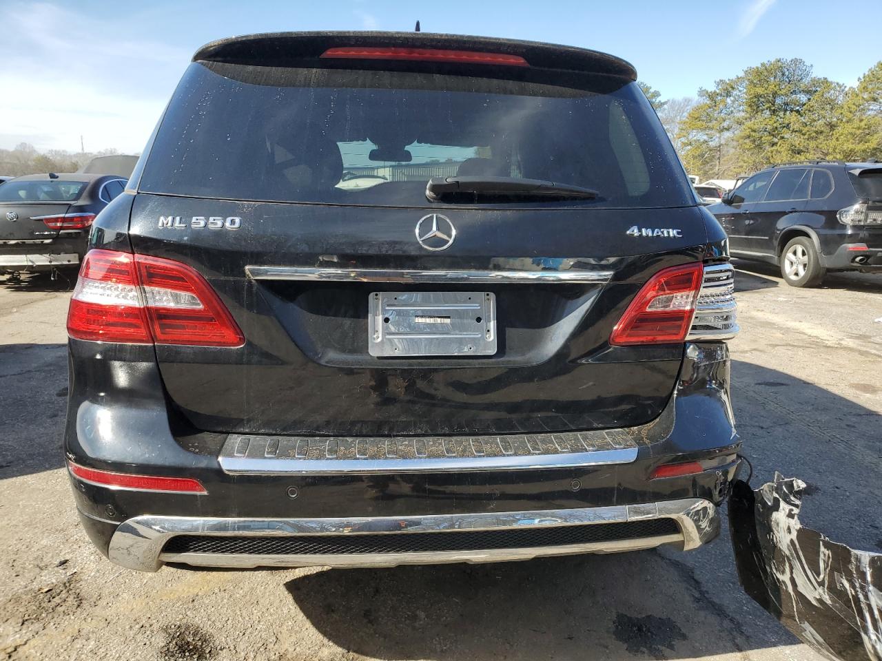 2014 Mercedes-Benz M-klasse VIN 4JGDA7DB0EA376522 Copart auction photo, rear end damage thumbnail 6