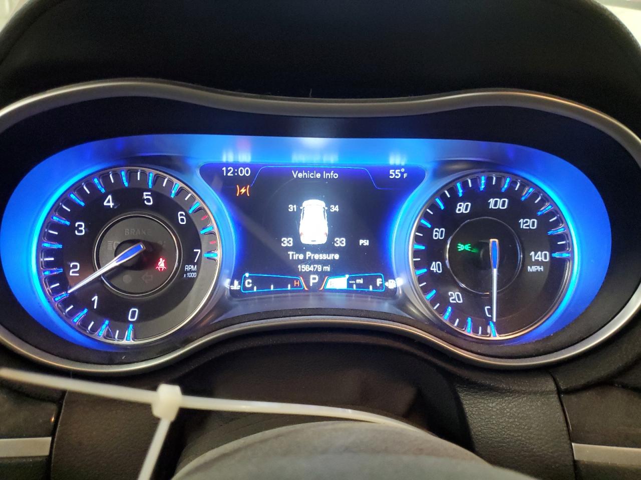 2017 Chrysler 300 VIN 2C3CCAKG0HH639320 Copart auction photo, burn - interior damage thumbnail 9