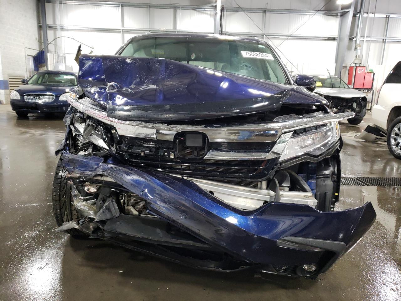 2019 Honda Pilot VIN 5FNYF6H98KB001425 Copart auction photo, front end damage thumbnail 5
