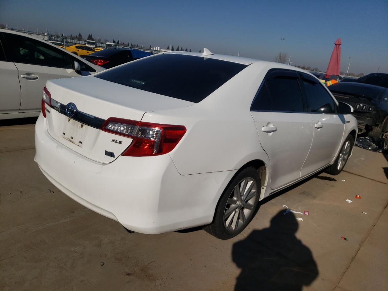 2012 Toyota Camry VIN 4T1BD1FK4CU057161 Copart auction photo, side damage thumbnail 3