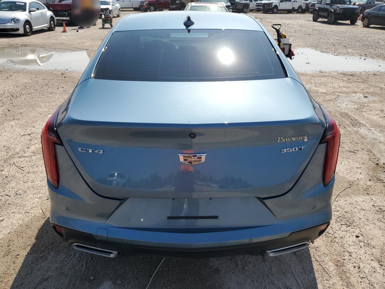 2023 Cadillac CT4 VIN 1G6DA5RK9P0143011 Copart auction photo, side / front end damage thumbnail 6