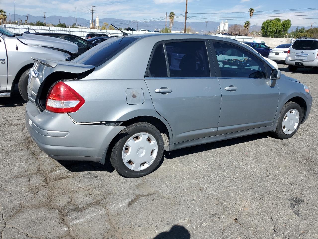 2008 Nissan Versa VIN 3N1BC11EX8L377873 Copart auction photo, all over damage thumbnail 3