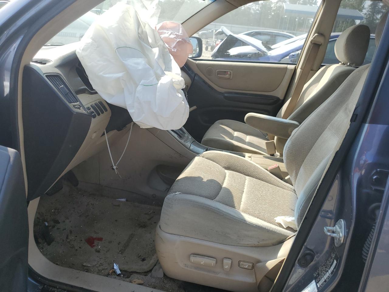 2003 Toyota Highlander VIN JTEGF21AX30117018 Copart auction photo, front end damage thumbnail 7