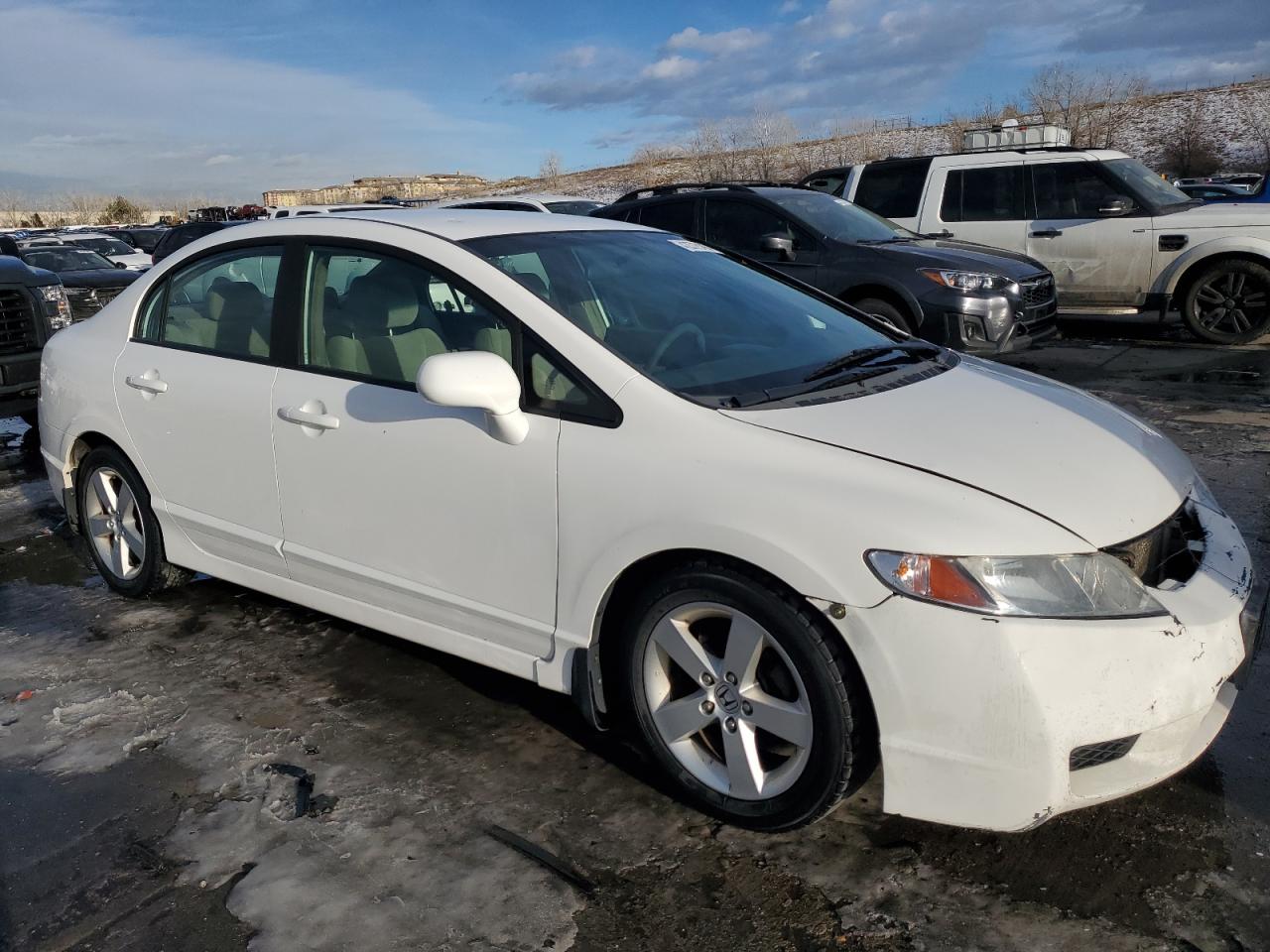 2009 Honda Civic VIN 1HGFA16579L016063 Copart auction photo, front end / top/roof damage thumbnail 4