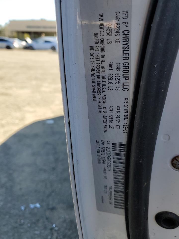 2015 Dodge Challenger VIN 2C3CDZAG0FH732770 Copart auction photo, mechanical damage thumbnail 12