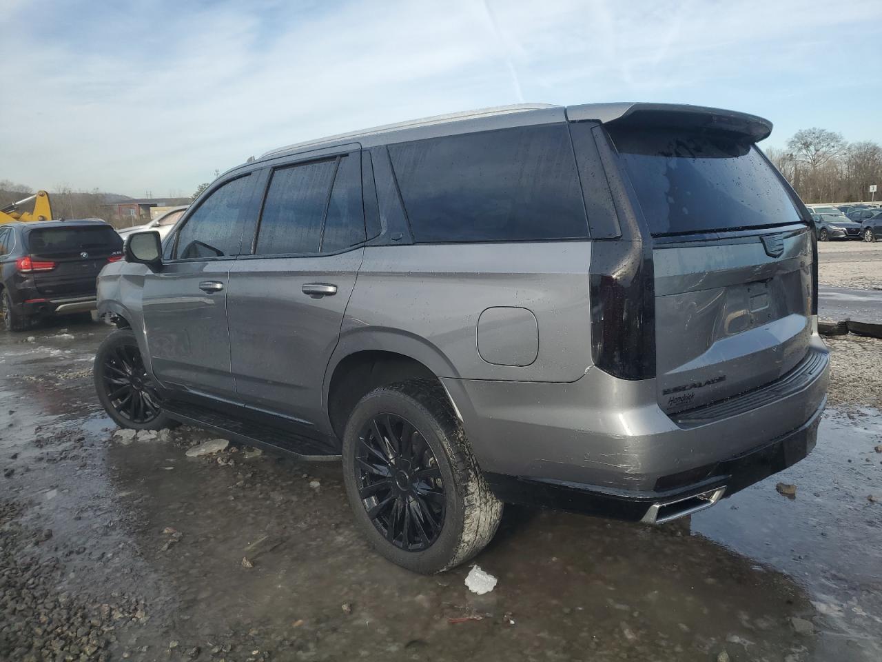 2021 Cadillac Escalade VIN 1GYS4BKL8MR197141 Copart auction photo, front end damage thumbnail 2
