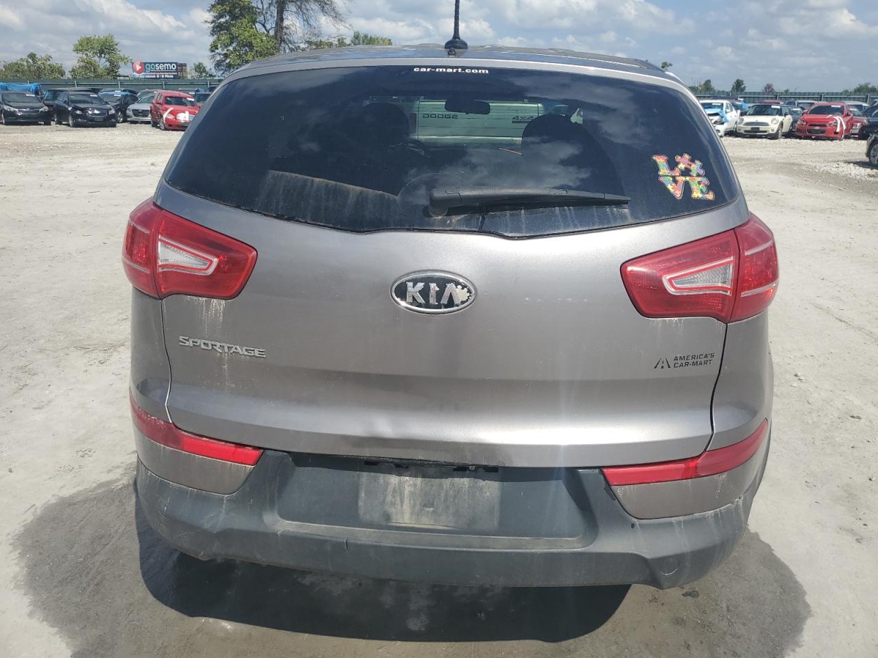 2012 KIA Sportage VIN KNDPBCA21C7192244 Copart auction photo, front end damage thumbnail 6