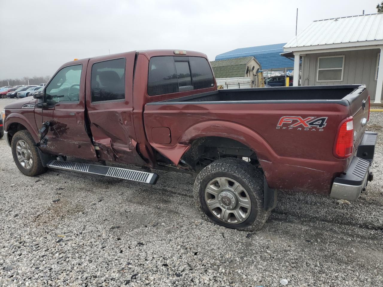 2016 Ford F350 VIN 1FT8W3BT0GED38991 Copart auction photo, side / rear end damage thumbnail 2