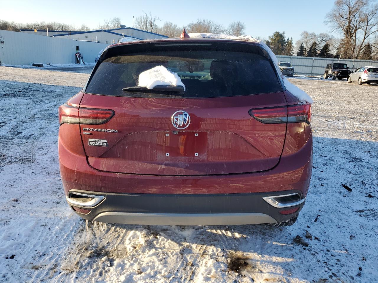 2021 Buick Envision VIN LRBFZPR41MD084308 Copart auction photo, front end / mechanical damage thumbnail 6