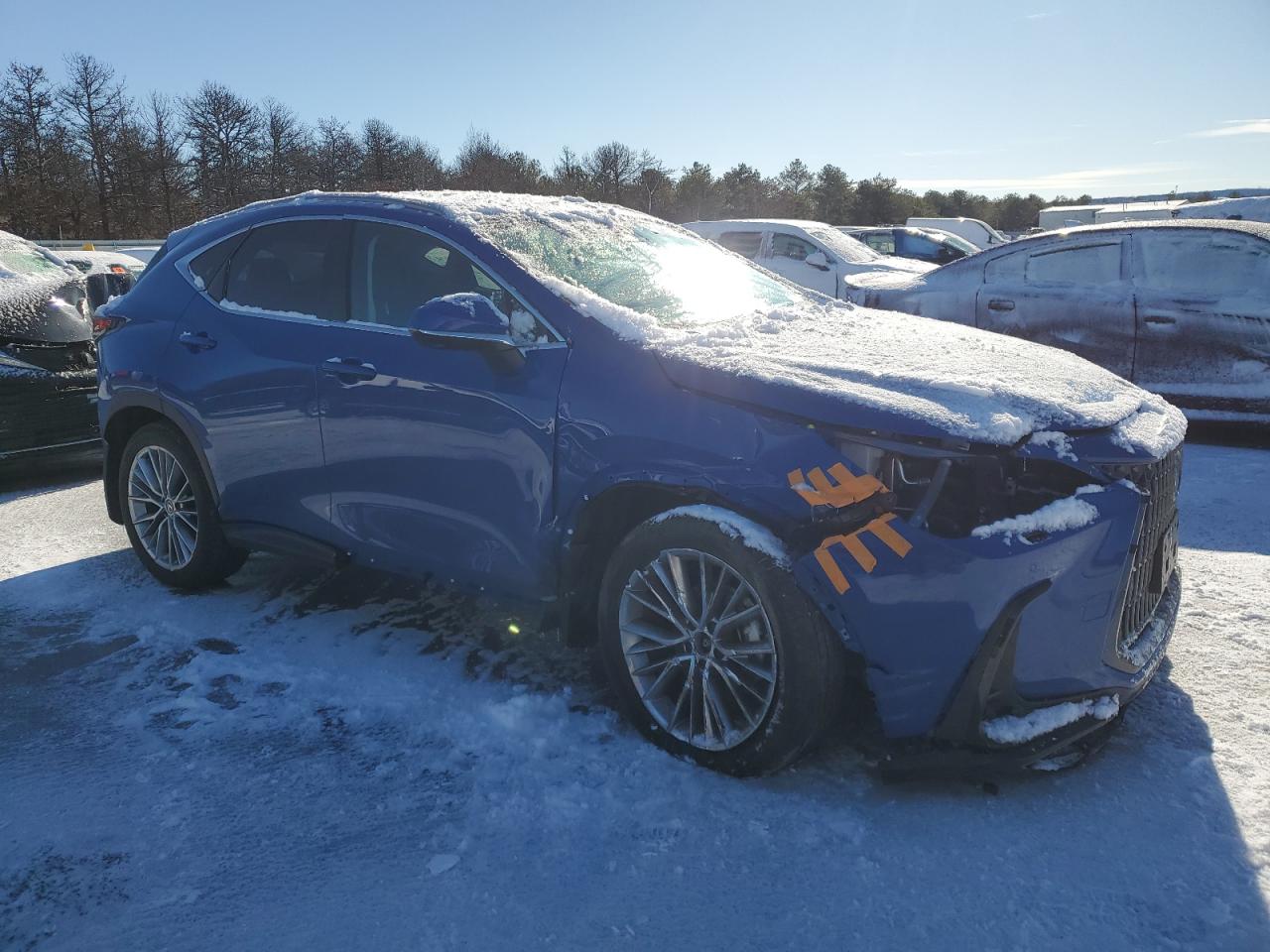 2024 Lexus NX VIN 2T2HGCEZ0RC059703 Copart auction photo, front end / minor dent/scratches damage thumbnail 4