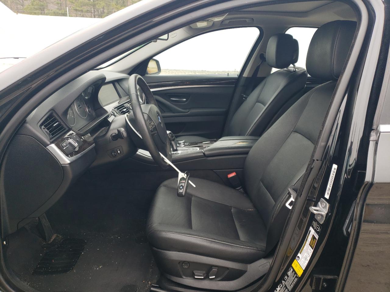 2013 BMW 5er VIN WBAXH5C50DD113325 Copart auction photo, front end / side damage thumbnail 7