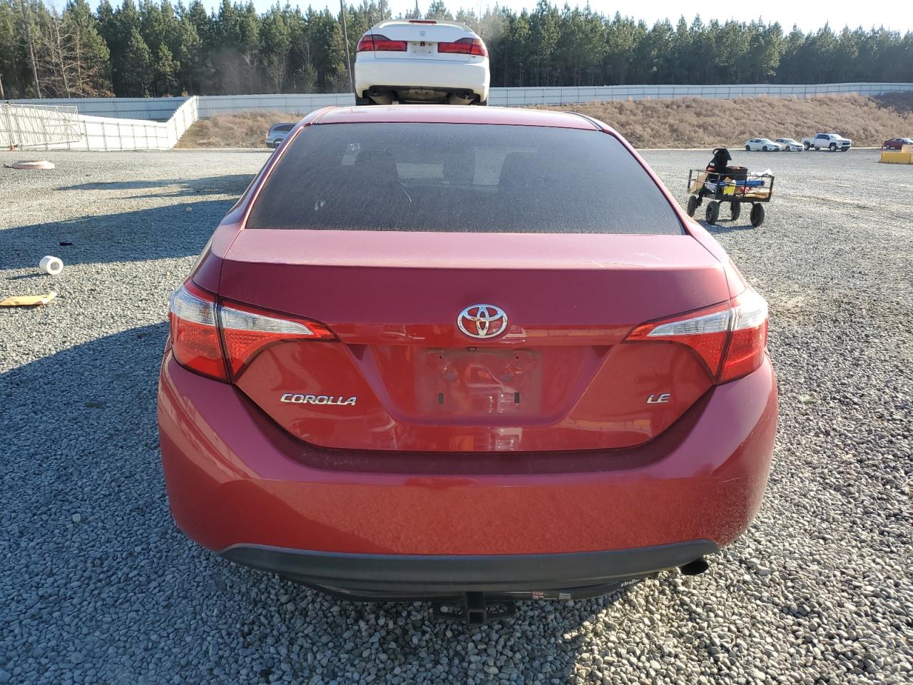 2015 Toyota Corolla VIN 2T1BURHE0FC270202 Copart auction photo, side damage thumbnail 6