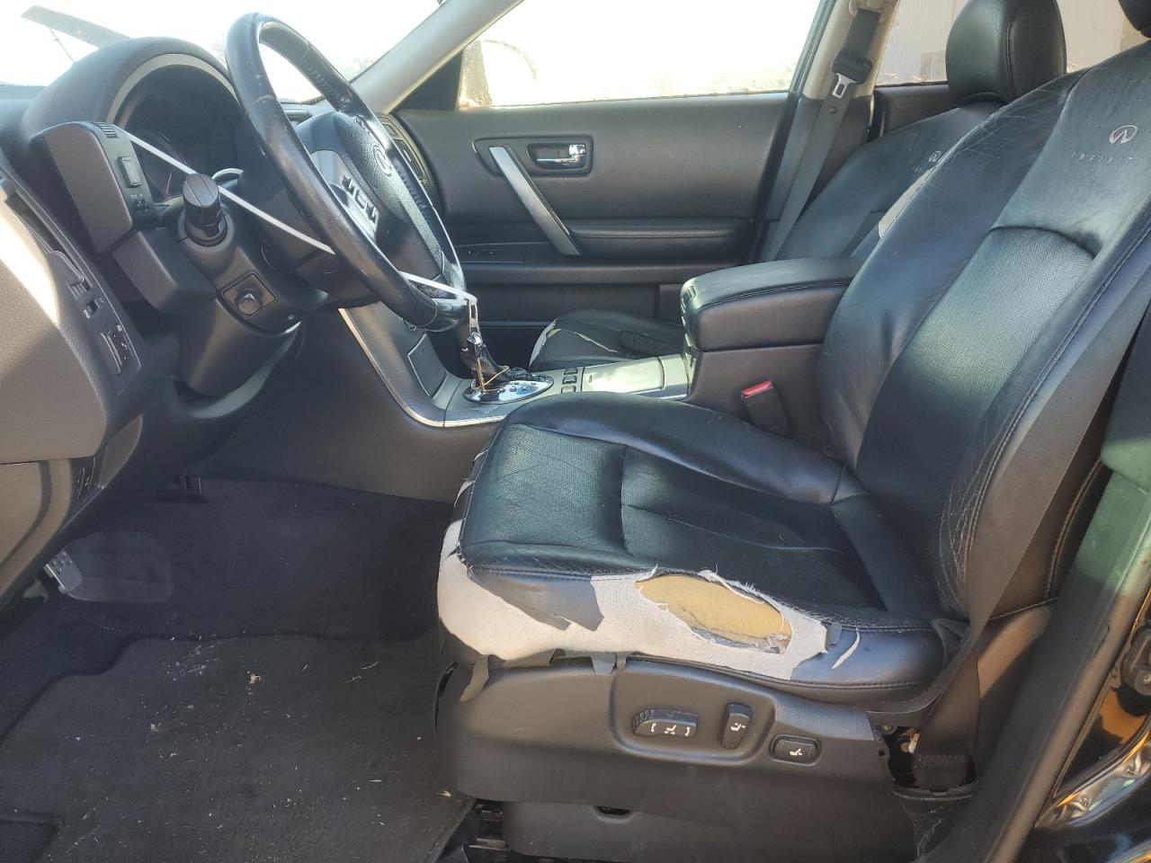 2006 Infiniti FX VIN JNRAS08U96X100023 Copart auction photo, side damage thumbnail 7