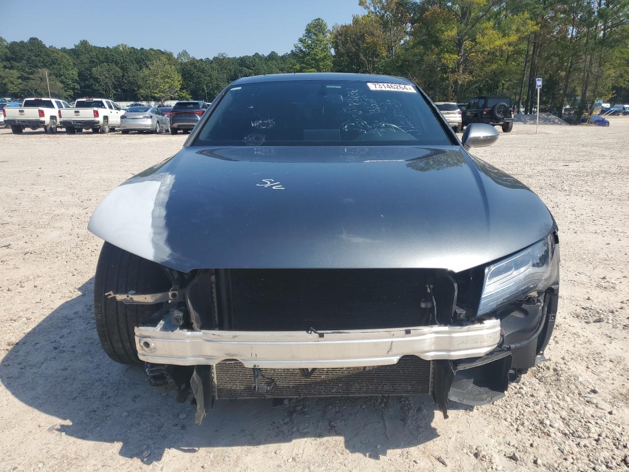 2013 Audi A7 VIN WAU2GAFC6DN064397 Copart auction photo, front end damage thumbnail 5