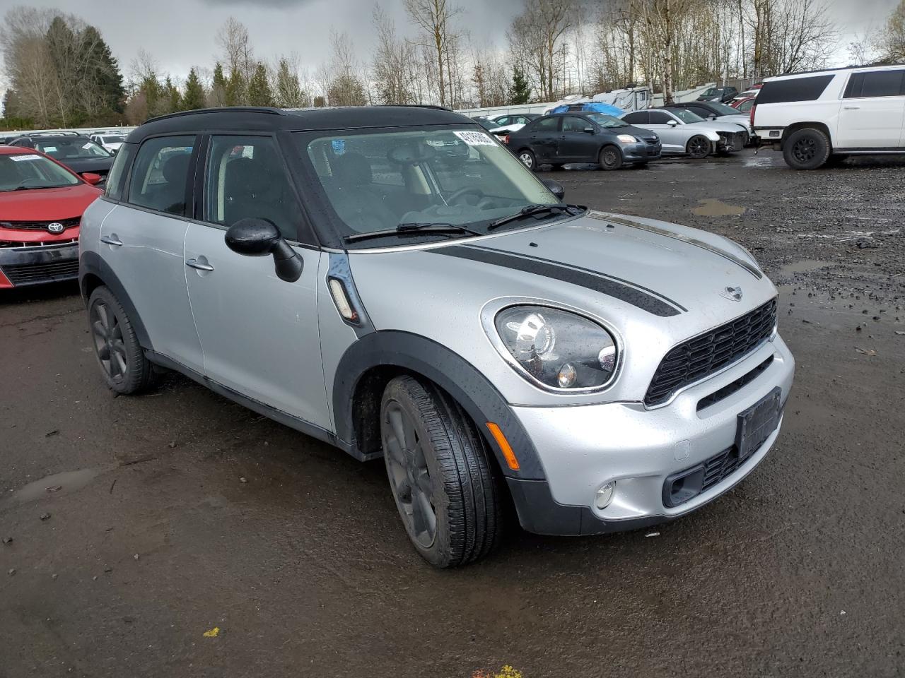 2012 MINI Cooper VIN WMWZC3C54CWM27221 Copart auction photo, mechanical damage thumbnail 4