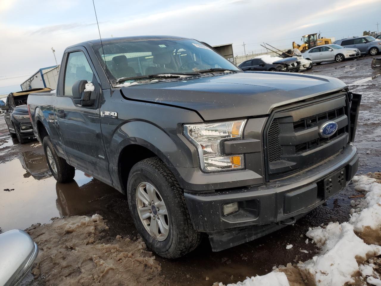 2017 Ford F-150 VIN 1FTMF1EP3HKD07867 Copart auction photo, side / front end damage thumbnail 4