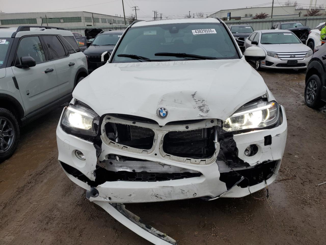 2017 BMW X5 VIN 5UXKR0C54H0U53750 Copart auction photo, front end damage thumbnail 5