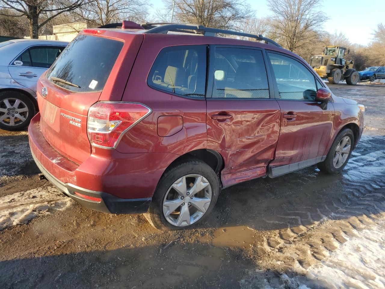2016 Subaru Forester VIN JF2SJADC1GH547839 Copart auction photo, side / undercarriage damage thumbnail 3