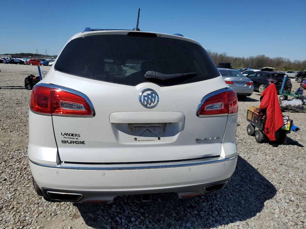 2017 Buick Enclave VIN 5GAKRCKD5HJ337500 Copart auction photo, front end damage thumbnail 6