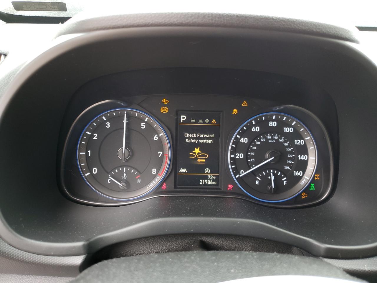 2022 Hyundai Kona VIN KM8K2CABXNU775390 Copart auction photo, front end / hail damage thumbnail 9