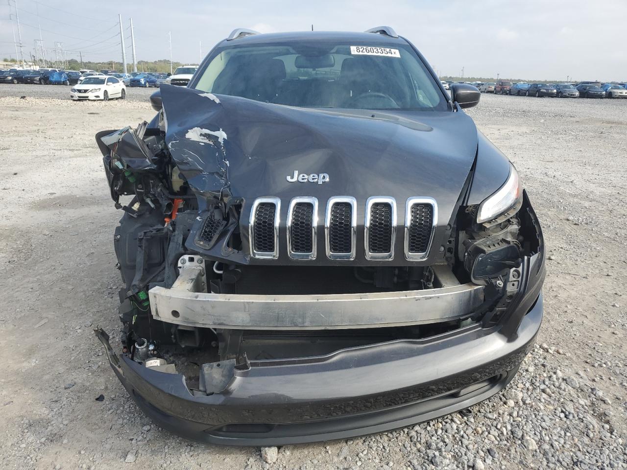 2015 Jeep Grand Cherokee VIN 1C4PJLCB6FW631979 Copart auction photo, front end damage thumbnail 5