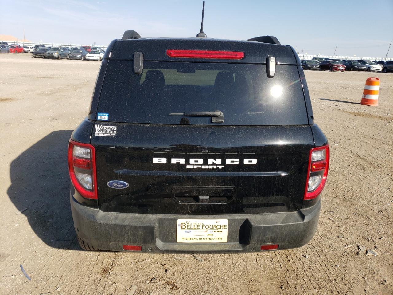 2023 Ford Bronco VIN 3FMCR9C69PRE09109 Copart auction photo, front end / side damage thumbnail 6