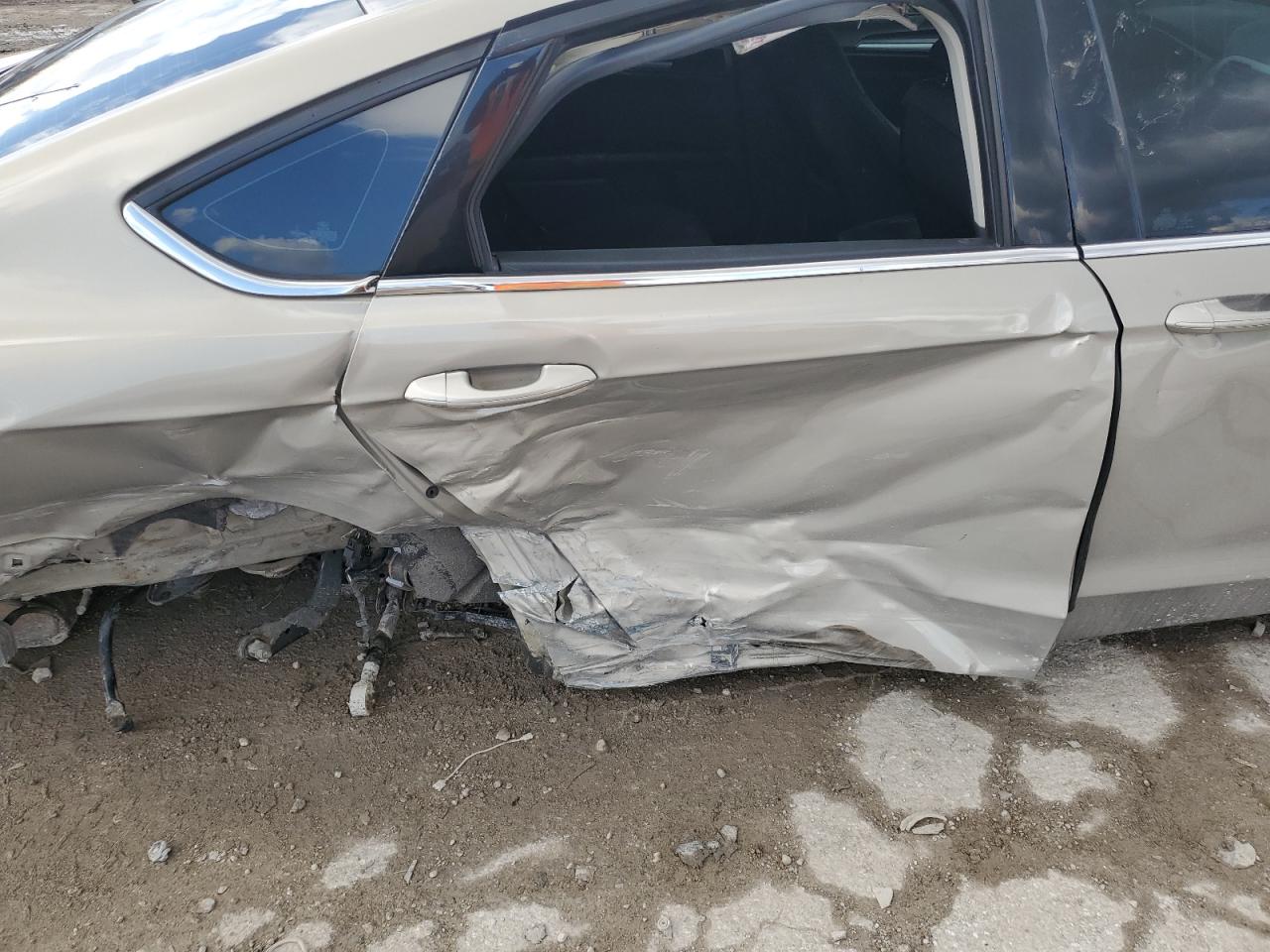 2015 Ford Fusion VIN 3FA6P0H78FR250687 Copart auction photo, side / rear end damage thumbnail 11
