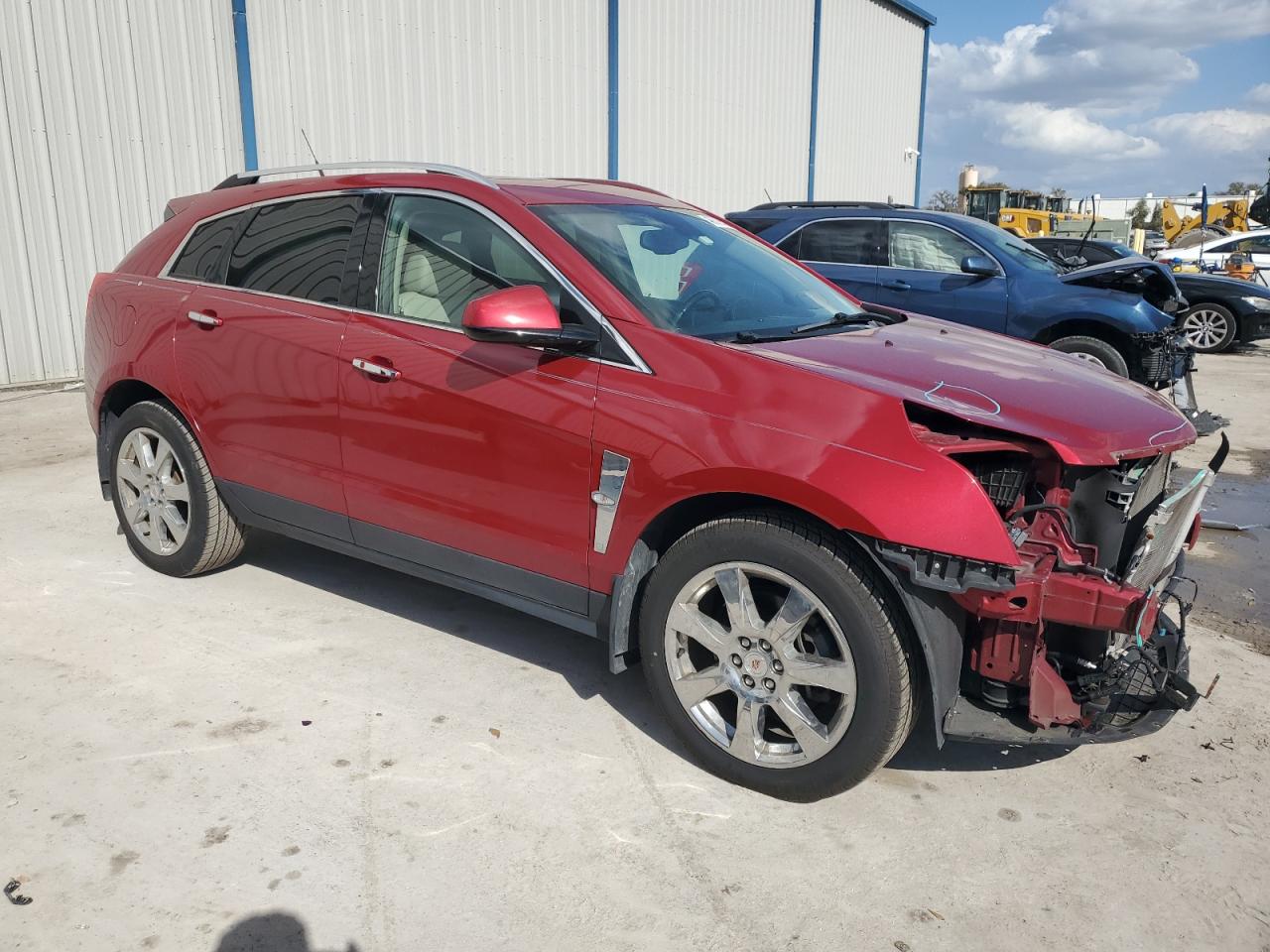 2012 Cadillac SRX VIN 3GYFNCE39CS550451 Copart auction photo, front end damage thumbnail 4