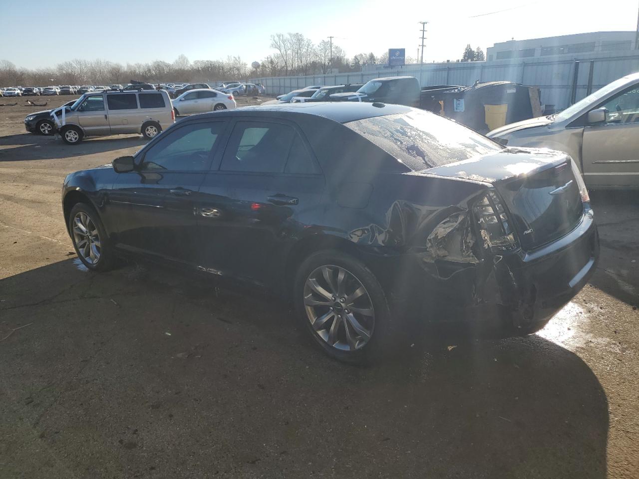 2014 Chrysler 300 VIN 2C3CCAGG0EH273590 Copart auction photo, vandalism / rear end damage thumbnail 2