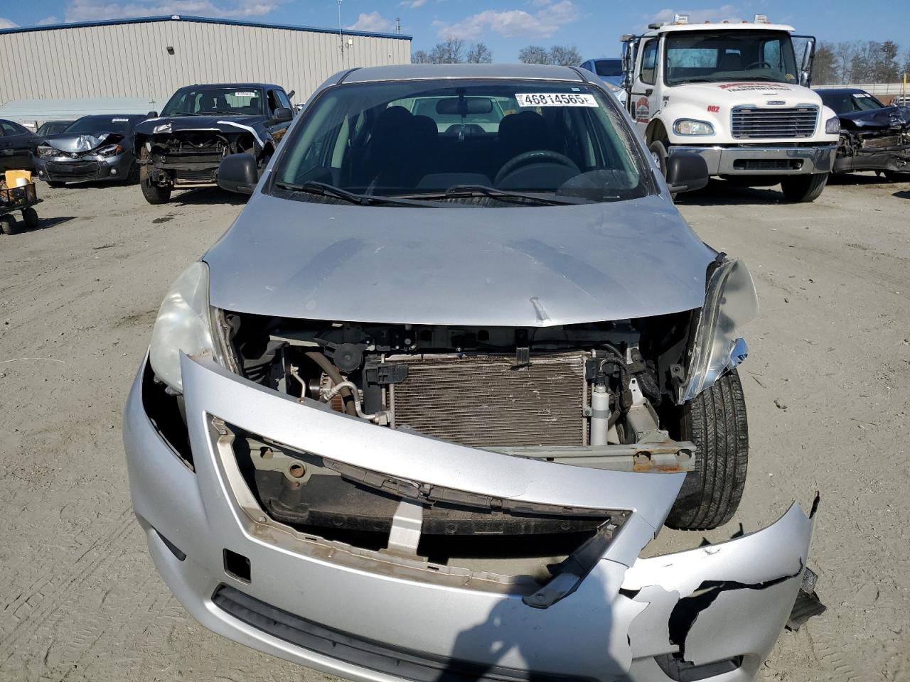 2013 Nissan Versa VIN 3N1CN7APXDL866805 Copart auction photo, front end damage thumbnail 5