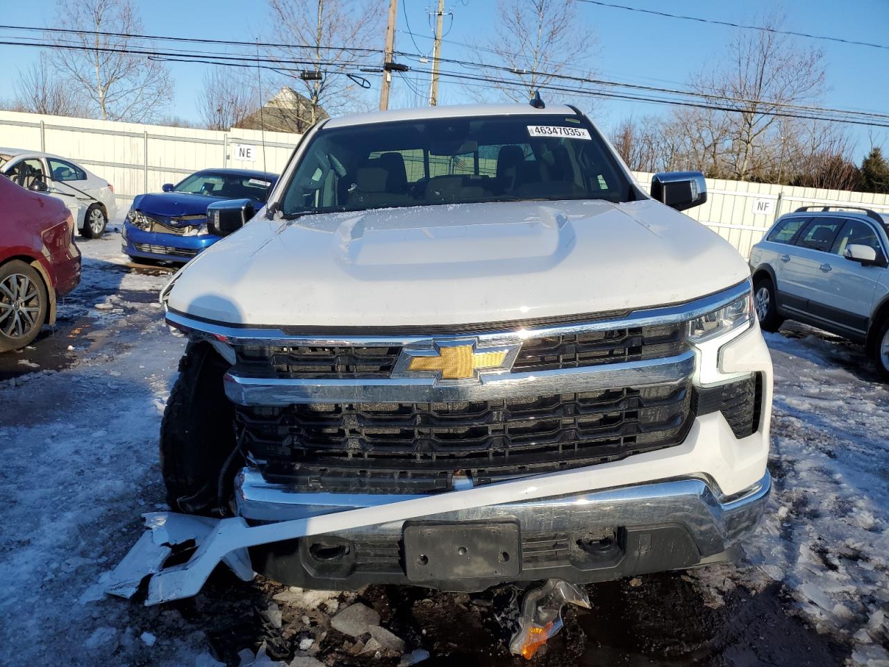 2023 Chevrolet Silverado VIN 1GCPDDEK3PZ294360 Copart auction photo, front end / side damage thumbnail 5