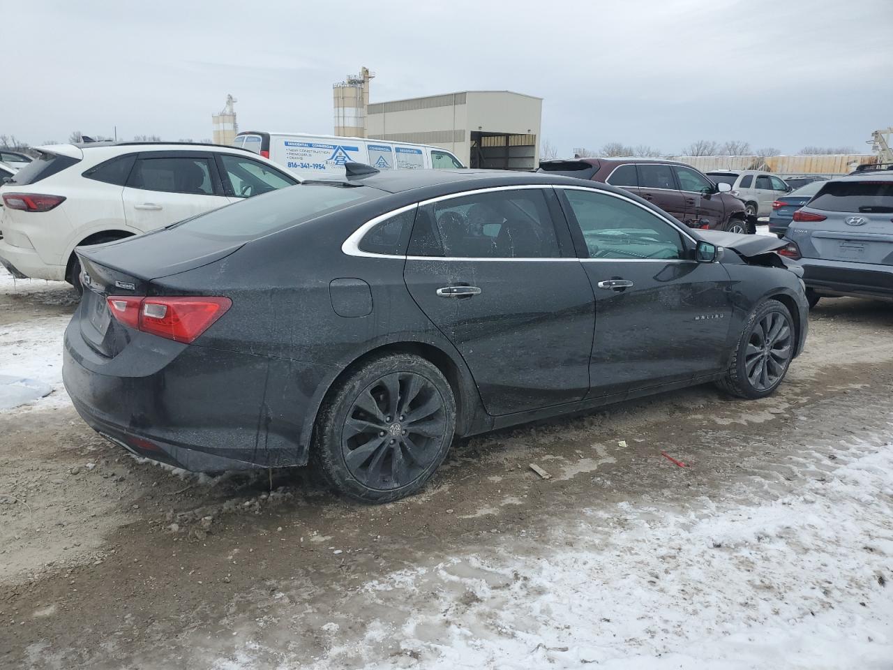 2017 Chevrolet Malibu VIN 1G1ZH5SX8HF244472 Copart auction photo, front end damage thumbnail 3