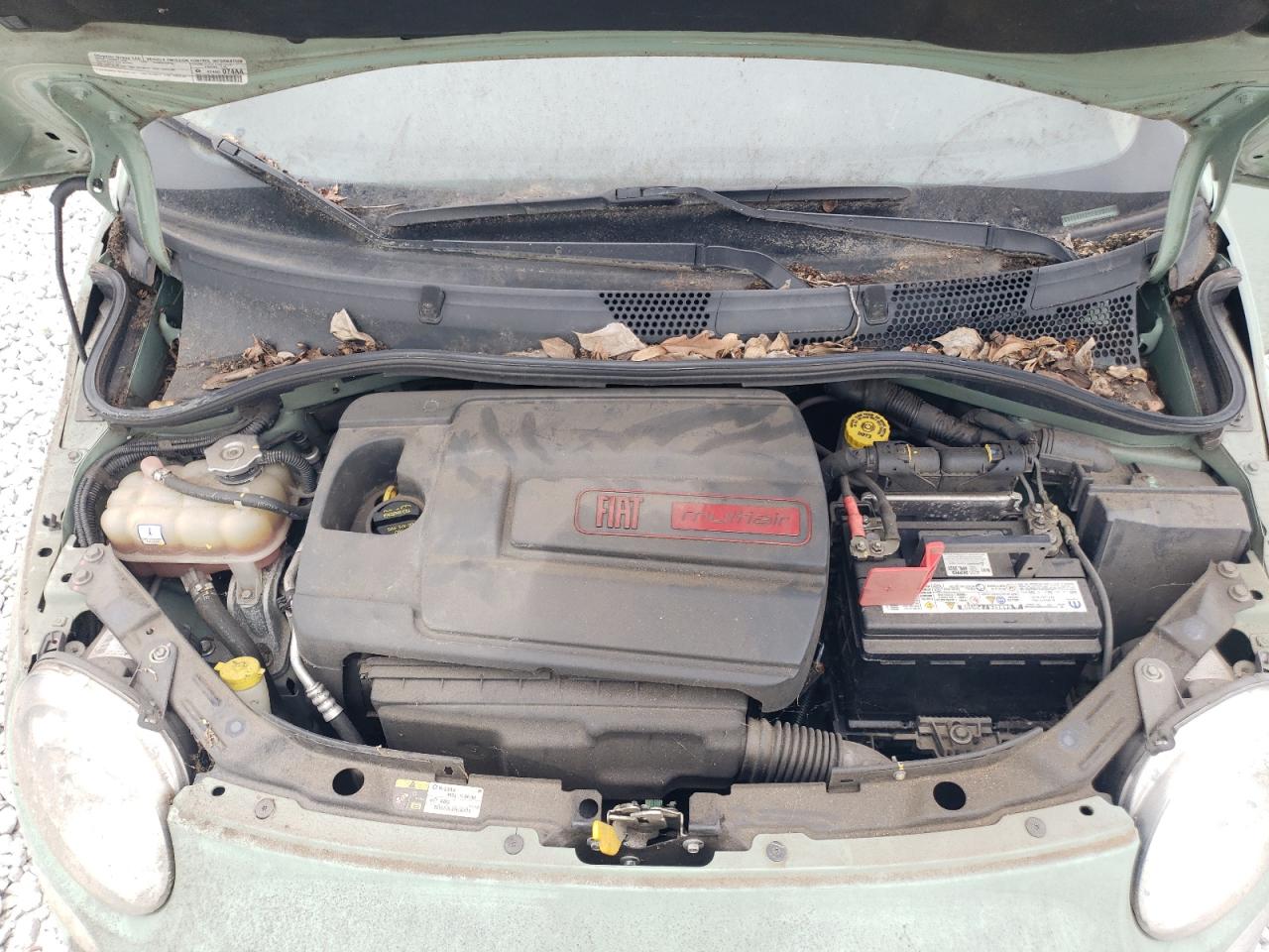 2014 Fiat 500 VIN 3C3CFFAR3ET293984 Copart auction photo, mechanical / minor dent/scratches damage thumbnail 11