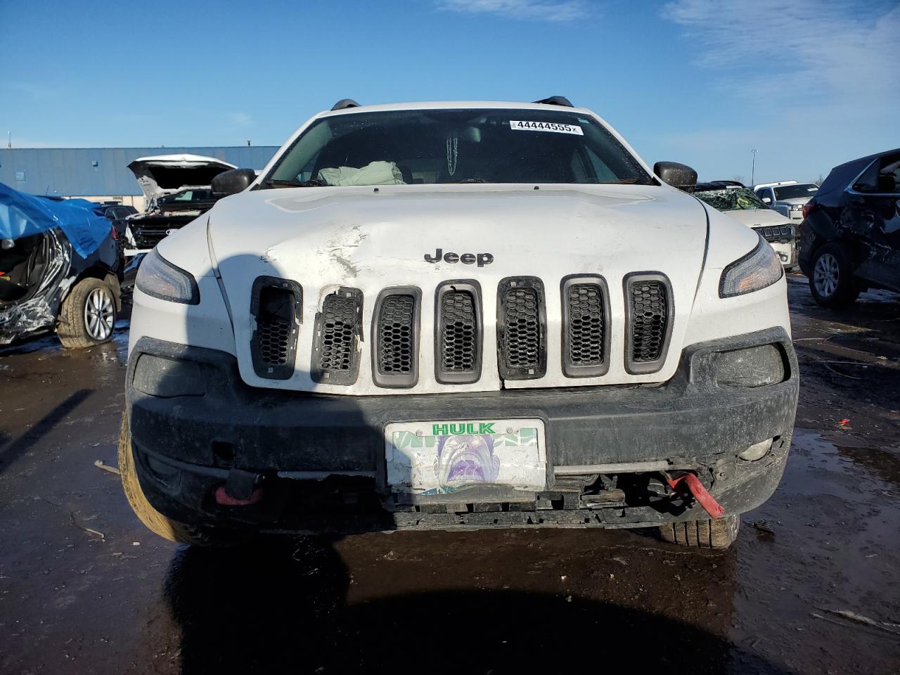 2015 Jeep Cherokee VIN 1C4PJMBB5FW778883 Copart auction photo, front end damage thumbnail 5