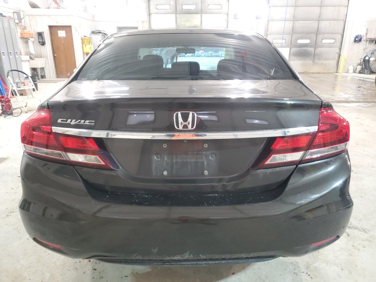 2014 Honda Civic VIN 2HGFB2F86EH534587 Copart auction photo, front end damage thumbnail 6