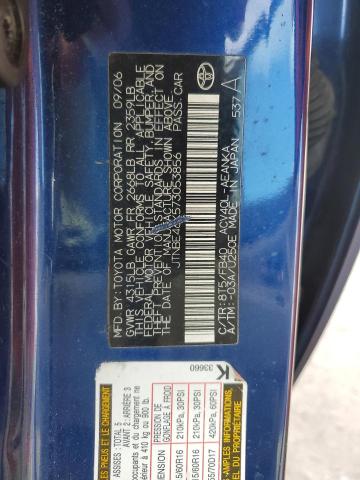 2007 Toyota Camry VIN JTNBE46K573053856 Copart auction photo, front end damage thumbnail 12