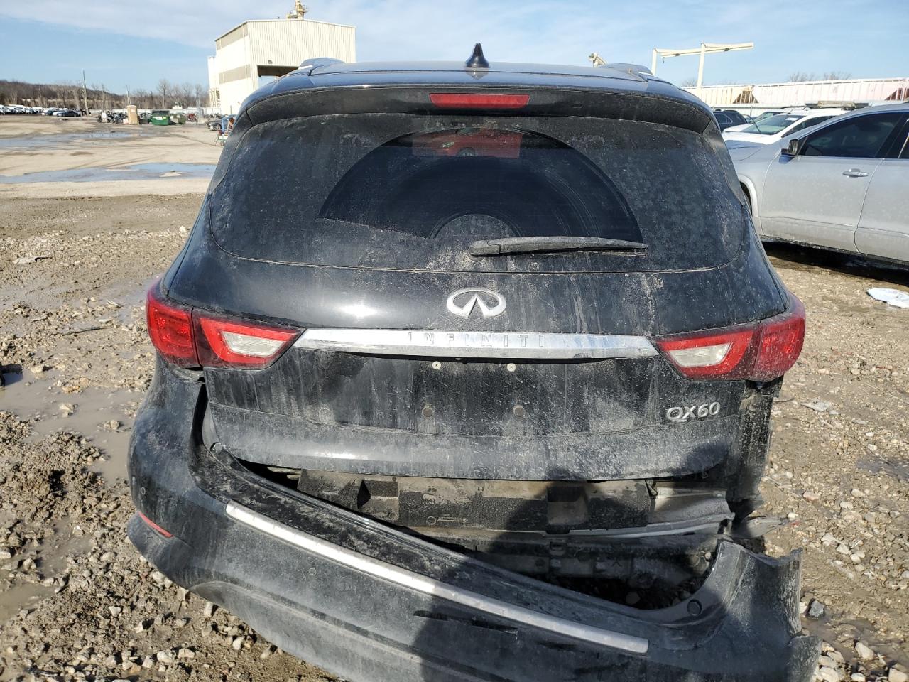 2016 Infiniti QX60 VIN 5N1AL0MMXGC505220 Copart auction photo, rear end / side damage thumbnail 6