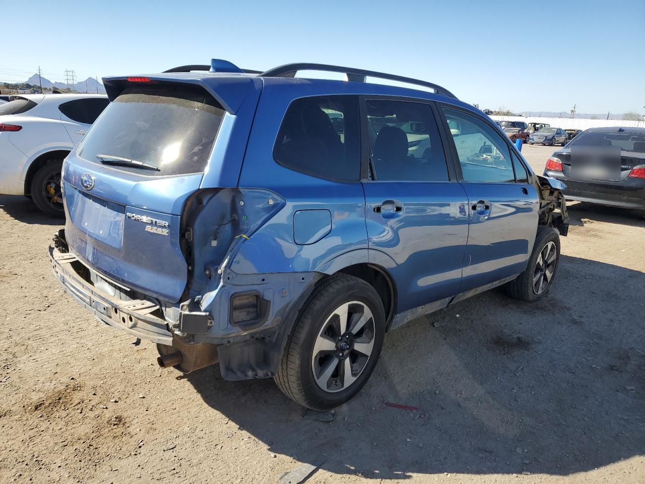 2017 Subaru Forester VIN JF2SJAGC1HH535882 Copart auction photo, undercarriage / front end damage thumbnail 3