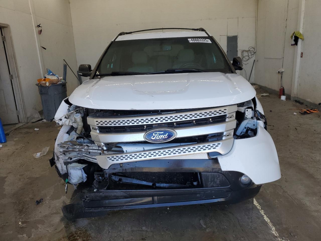 2013 Ford Explorer VIN 1FM5K7D89DGB21272 Copart auction photo, front end / mechanical damage thumbnail 5