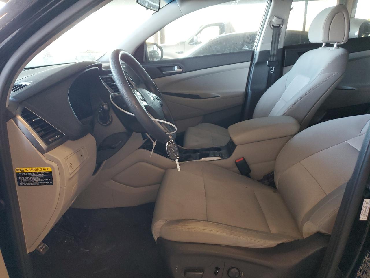 2018 Hyundai Tucson VIN KM8J3CA44JU814480 Copart auction photo, front end / side damage thumbnail 7