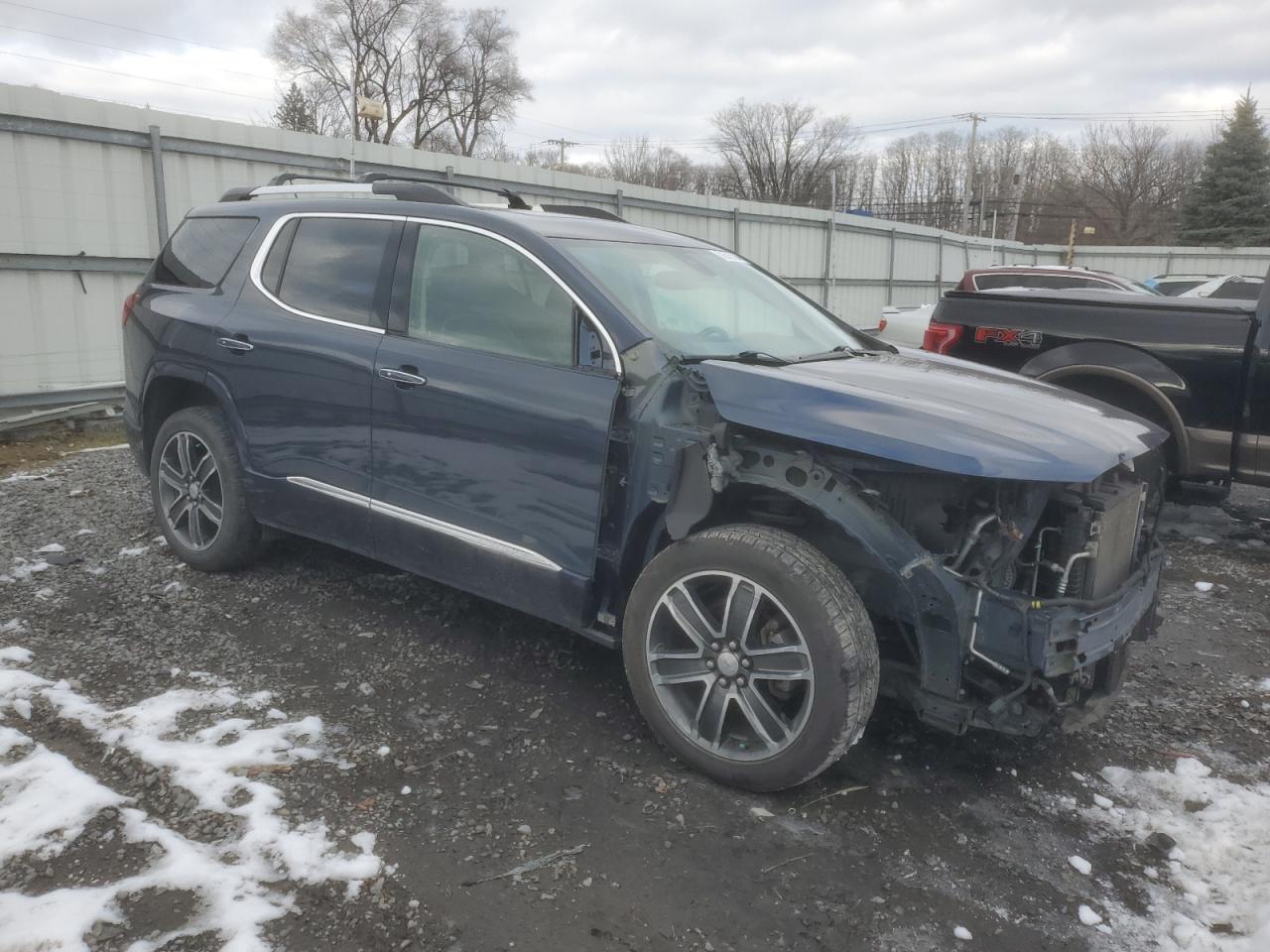 2019 GMC Acadia VIN 1GKKNXLSXKZ124456 Copart auction photo, front end damage thumbnail 4