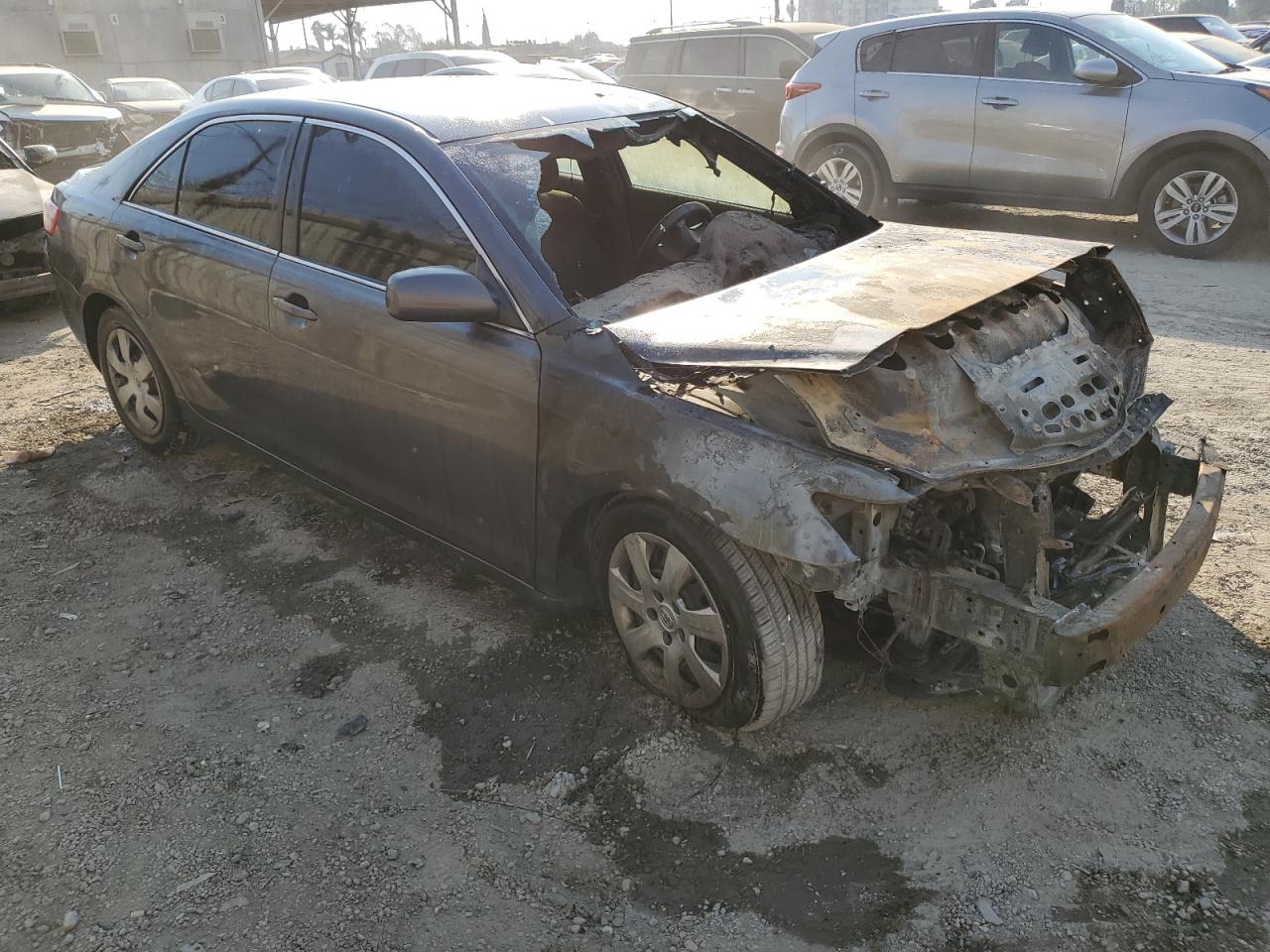 2009 Toyota Camry VIN 4T4BE46K69R116904 Copart auction photo, burn - engine damage thumbnail 4