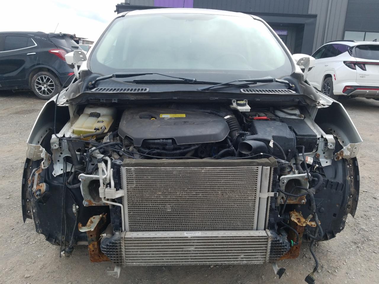 2013 Ford Escape VIN 1FMCU0GX2DUA89004 Copart auction photo, front end damage thumbnail 5